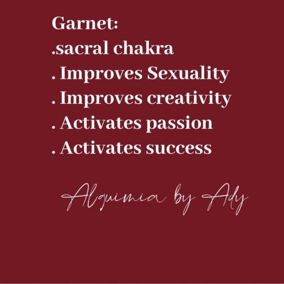 Garnet  January birthstone beaded bohemian bracelet colorful - Picture 5 of 7